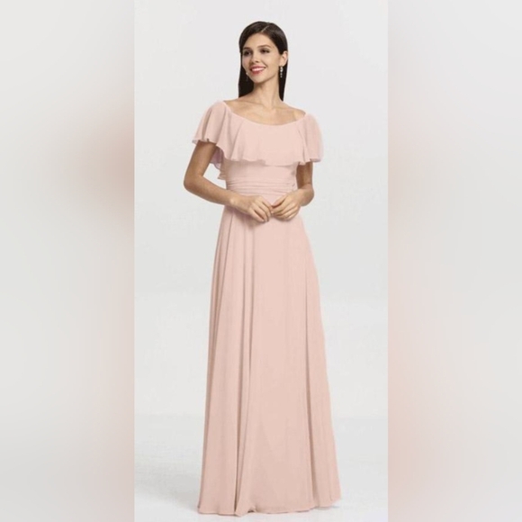 Gather & Gown Shelby Silhouette Soft Pink Formal Dress Size 10 NWT - Picture 1 of 7